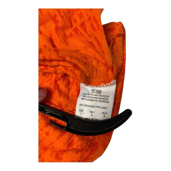 Detroit Tigers Women’s Graphic Tee – Orange & Navy, Size L - Picture 4 of 10